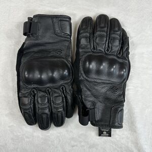 Reax Cyclone WP Motorcycle Gloves 3XL Black Leather Waterproof Armored Riding